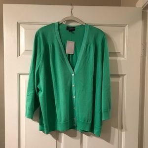 Lands End Supima Cotton Cardigan